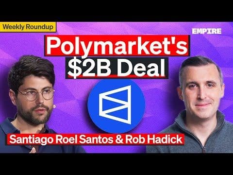 Polymarket's $2B Deal with ICE Changes Everything | Weekly Roundup thumbnail
